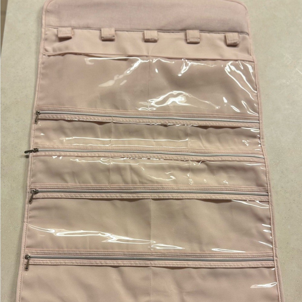 Pink Hanging Jewelry Organizer